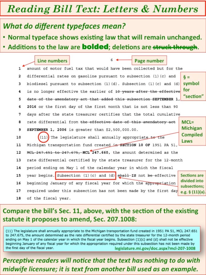how to read a bill 3-letters & numbers